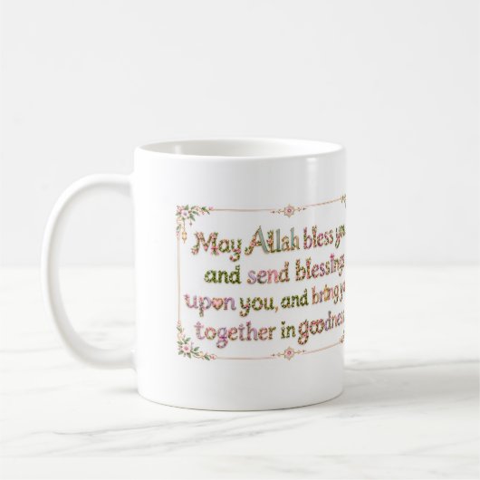 Wedding Blessing Kaffeetasse (Links)