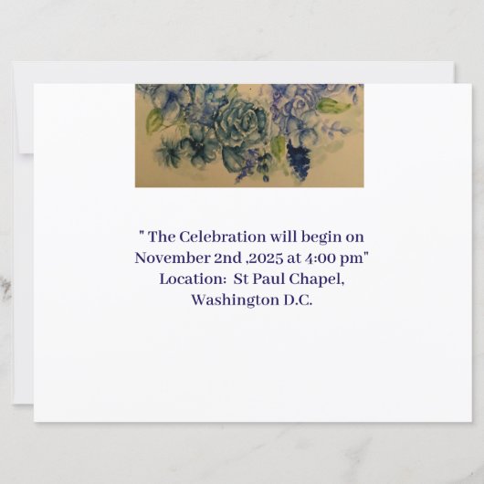 Wedding Blue (Rückseite)