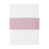 Wedding Blush Pink Einladungsbanderole (Rückseitenbeispiel)