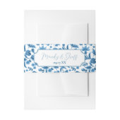 Wedding Bly Band Chintz Blue White Floral Ditsy (Vorderseite Beispiel)