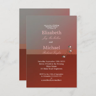 Wedding Boho Chic Teepee Tipi Probe Dinner Einladung