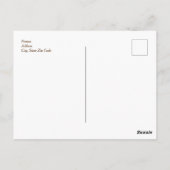 Wedding Bokeh Vielen Dank, dass Sie eine Postkarte (Rückseite)