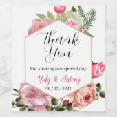  Wedding bottle stickers set para botellas evento Weinetikett (Einzelnes Label)