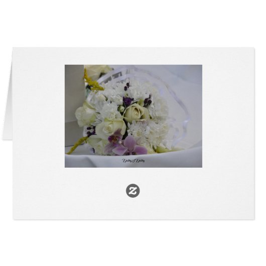 Wedding Bouquet Blossom Romantisches Schicksal (Rückseite Horizontal)