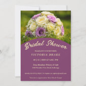 Wedding Bouquet Bridal Dusche Einladung (Vorderseite)