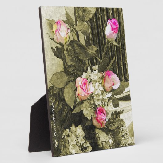 Wedding Bouquet Fotoplatte (Seite)