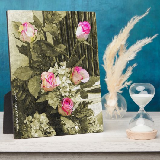 Wedding Bouquet Fotoplatte (Seite)