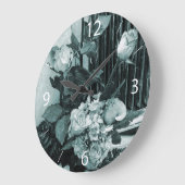Wedding Bouquet Große Wanduhr (Winkel)
