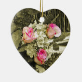 Wedding Bouquet Keramik Ornament (Rechts)