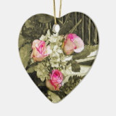 Wedding Bouquet Keramik Ornament (Links)