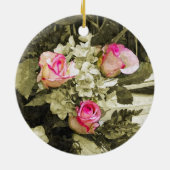 Wedding Bouquet Keramikornament (Hinten)