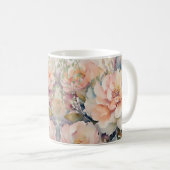 Wedding Bouquet Monogram Tasse (VorderseiteRechts)