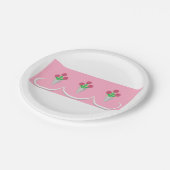 Wedding Bouquet Pappteller (Schrägansicht)