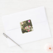 Wedding Bouquet Quadratischer Aufkleber (Umschlag)