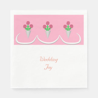Wedding Bouquet - Wedding Joy Serviette