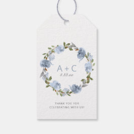 Wedding Brautparty Gefallen Vielen Dank Dusty Blue Geschenkanhänger