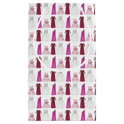 Wedding Brautparty Gowns Bridesmaid Blumenmädchen Kleine Geschenktüte (Rückseite)