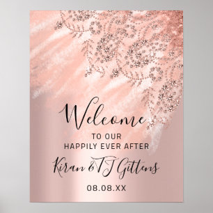 Wedding Bridal Begrüßungskleid Rose Royal Sweet 16 Poster