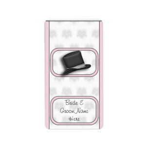 Wedding Bridal Hershey Mini Candy Wrapper Labels Adressaufkleber