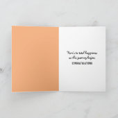 Wedding Bride and Groom on a Jet Ski Karte (Innenseite)