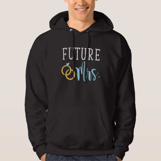 Wedding Bride Future Frau Ehepaar Hoodie (Vorderseite)