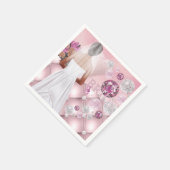 Wedding Bride Serviette (Ecke)