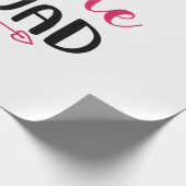 Wedding Bride Squad Geschenkpapier (Ecke)