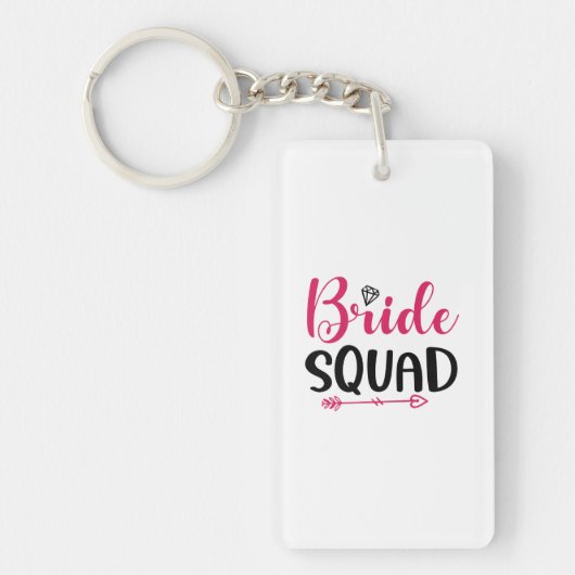 Wedding Bride Squad Schlüsselanhänger (Vorderseite)