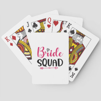 Wedding Bride Squad Spielkarten