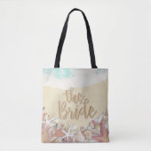 Wedding Bride Summer Sea Beach Starfish Muscheln Tasche (Vorderseite)