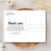 Wedding Bridesmaid Danke Foto Postkarte