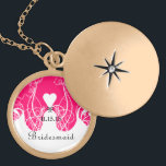 Wedding Bridesmaid Keepake Danke, Necklace Medaillon<br><div class="desc">Keepake Necklaces Wählen Sie entweder Silver Plated Gold Finish oder Sterling Silver Unique Personalisiert Custom !st Christmas Gift Wedding Party Necklaces - um die Hintergrundfarbe zu ändern - klicken Sie auf Anpassen - wählen Sie das letzte Tool aus dem Drop-Down-Menü und wählen Sie aus einer der angezeigten Farben oder geben...</div>