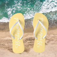 Wedding Bridesmaid Trendy Butter Yellow