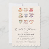 Wedding Brunch Tee Party Brautparty Einladung (Vorderseite)