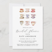 Wedding Brunch Tee Party Brautparty Einladung (Vorderseite)