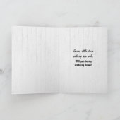 Wedding Buck Usher Request Einladung (Innenseite)