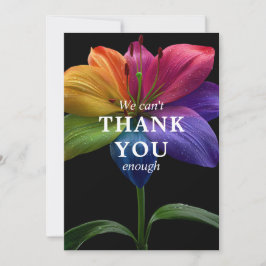 🌈 Wedding budget  with photo Dankeskarte