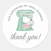 Wedding Cake Business Thank you Sticker (Vorderseite)