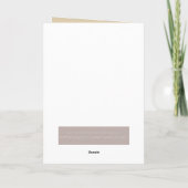 Wedding Cake Card Karte (Rückseite)