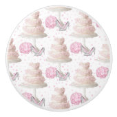 Wedding Cake Knob Keramikknauf (Vorderseite)
