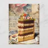 Wedding Cake Slice Postkarte (Vorderseite)