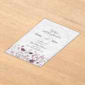 wedding card acryleinladungen (Ablage )
