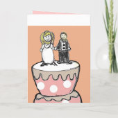Wedding Card , Congratulations Newly Weds! Karte (Rückseite)