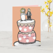 Wedding Card , Congratulations Newly Weds! Karte (Gelbe Blume)