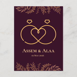 wedding card einladungspostkarte