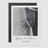 wedding card magneteinladung (Vorne/Hinten)