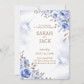 Wedding Card, Personalised Wedding Card Einladung (Vorderseite)