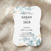 Wedding Card, Personalised Wedding Card Einladung