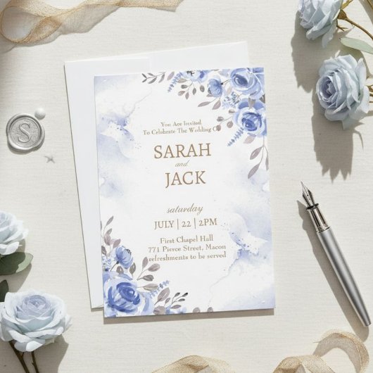 Wedding Card, Personalised Wedding Card Einladung