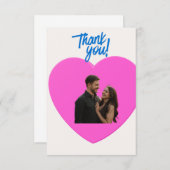 Wedding card thank you dankeskarte (Vorne/Hinten)